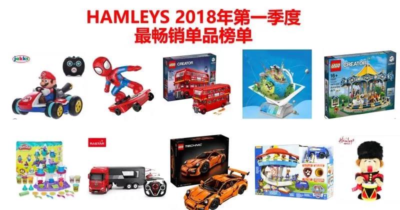 Hamleys公布2018一季度最畅销单品榜单